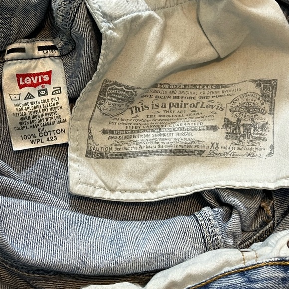 VERY RARE!!!! VINTAGE 501 BUTTON FLY ORIGINAL JEANS - Picture 9 of 16